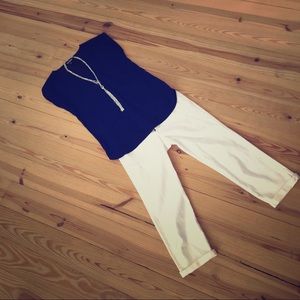 Size XS Royal Blue Express V-Neck Top